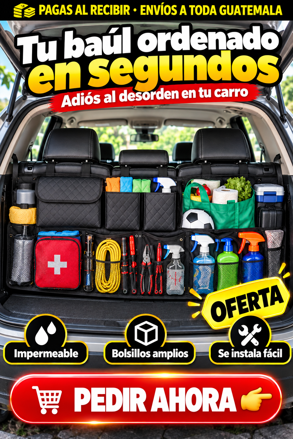 🚗✨ TrunkMaster Pro™ | Organizador Premium de Baúl para Carro
