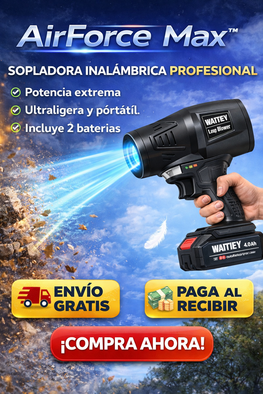 🔋AirForce Max™ – Sopladora Inalámbrica Profesional 💨💨