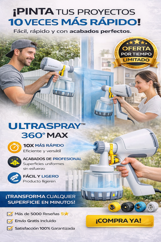 ⚡Pistola de Pintura - UltraSpray 360° Max™🎨