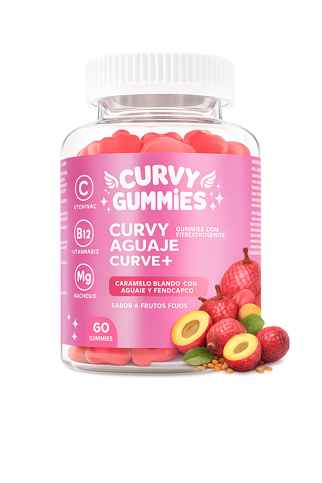 CURVY GUMMIES AGUAJE CURVE+✨ Más feminidad y confianza