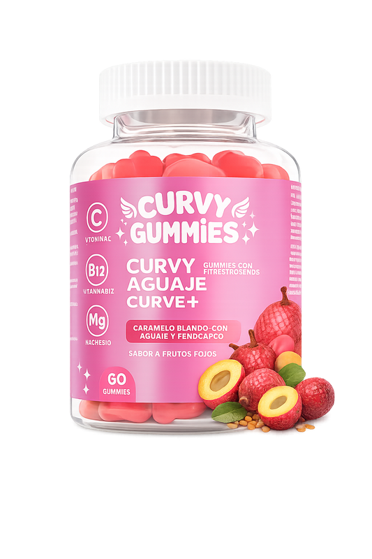 CURVY GUMMIES AGUAJE CURVE+✨ Más feminidad y confianza