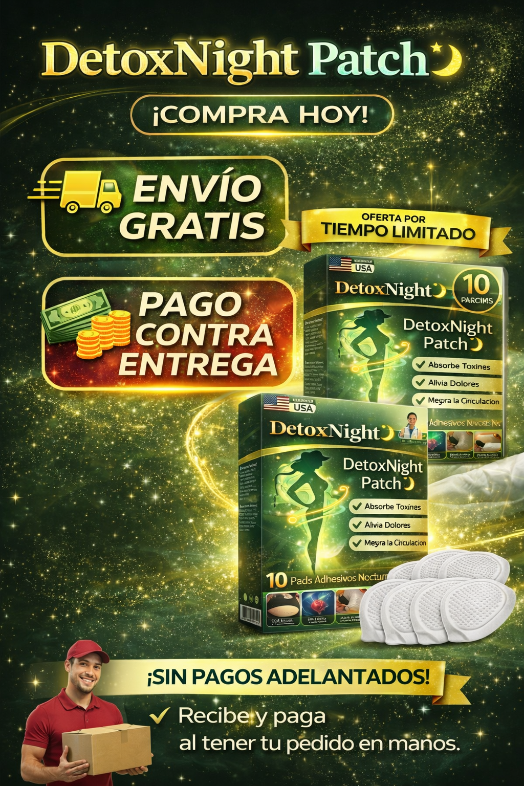 DetoxNight Patch™  Desintoxica tu cuerpo mientras duermes 🌙✨