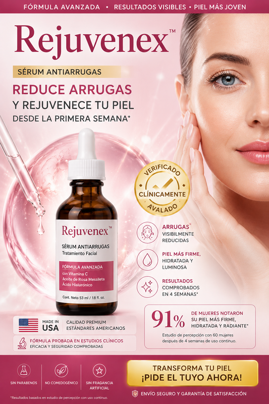 Rejuvenex™ | Tratamiento Facial Antiarrugas