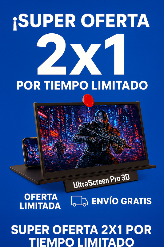 Oferta 2X1 Amplificador UltraScreen Pro 3D