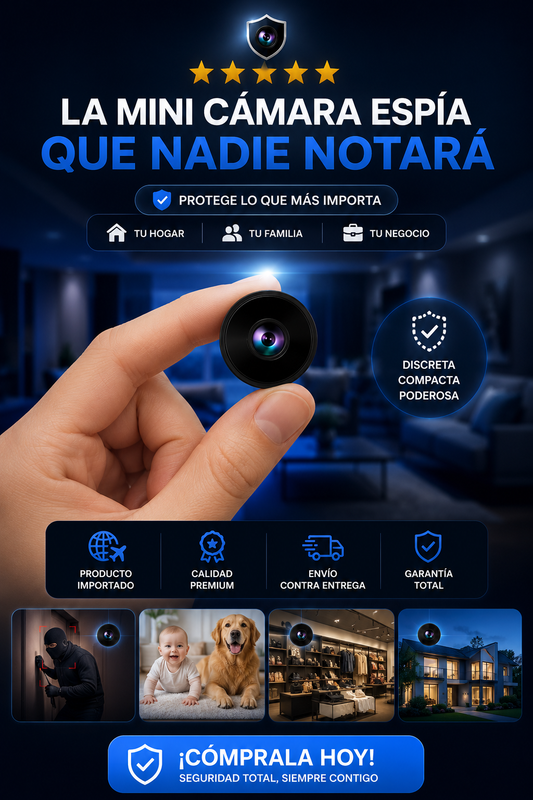 Cámara mini espía SecureView Mini Spy 🔐