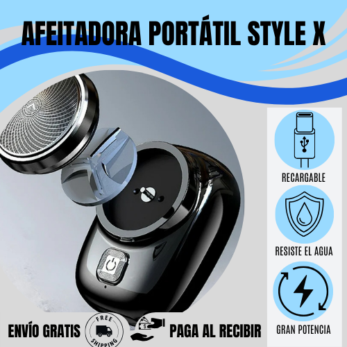 Afeitadora Portátil STYLE X OFERTA POR TIEMPO LÍMITADO 🔥